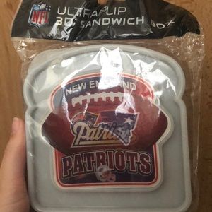 New England Patriots sandwich box